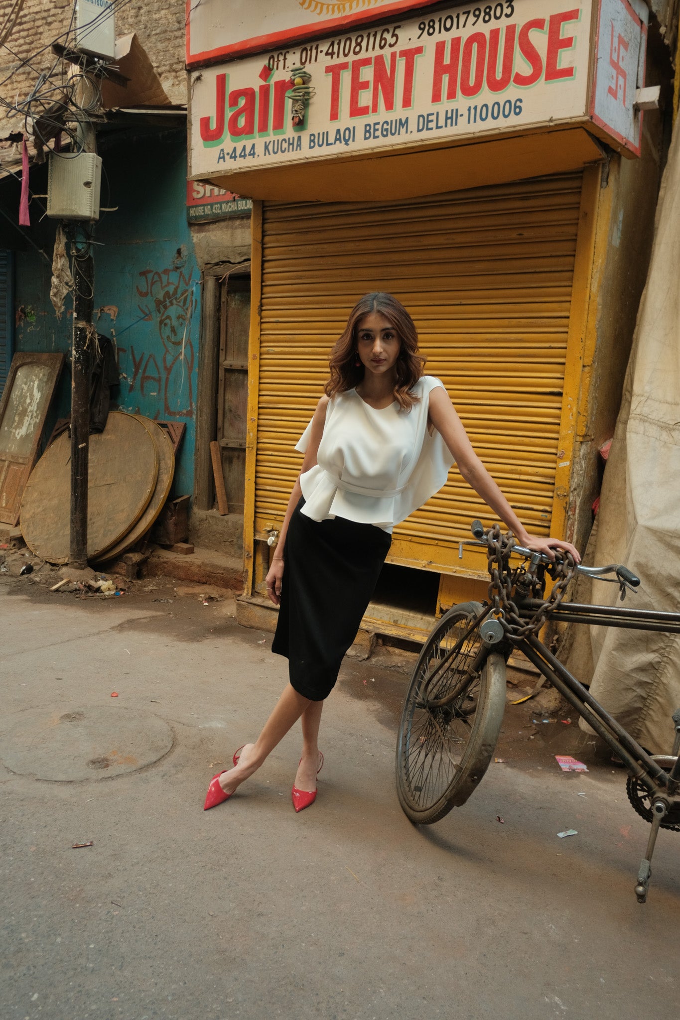 Baggy Secretary Skirt