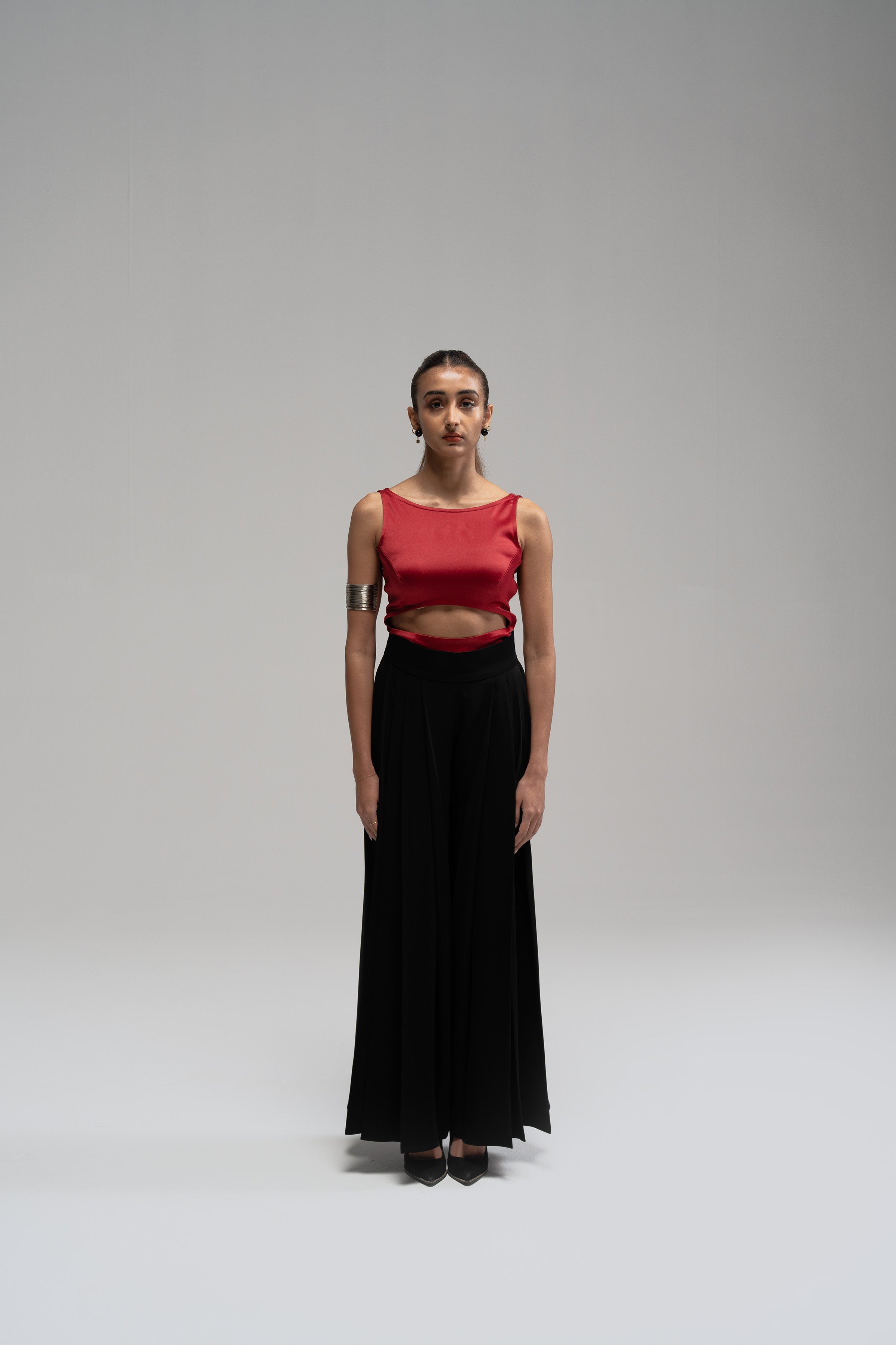 Noir Pleated Trousers