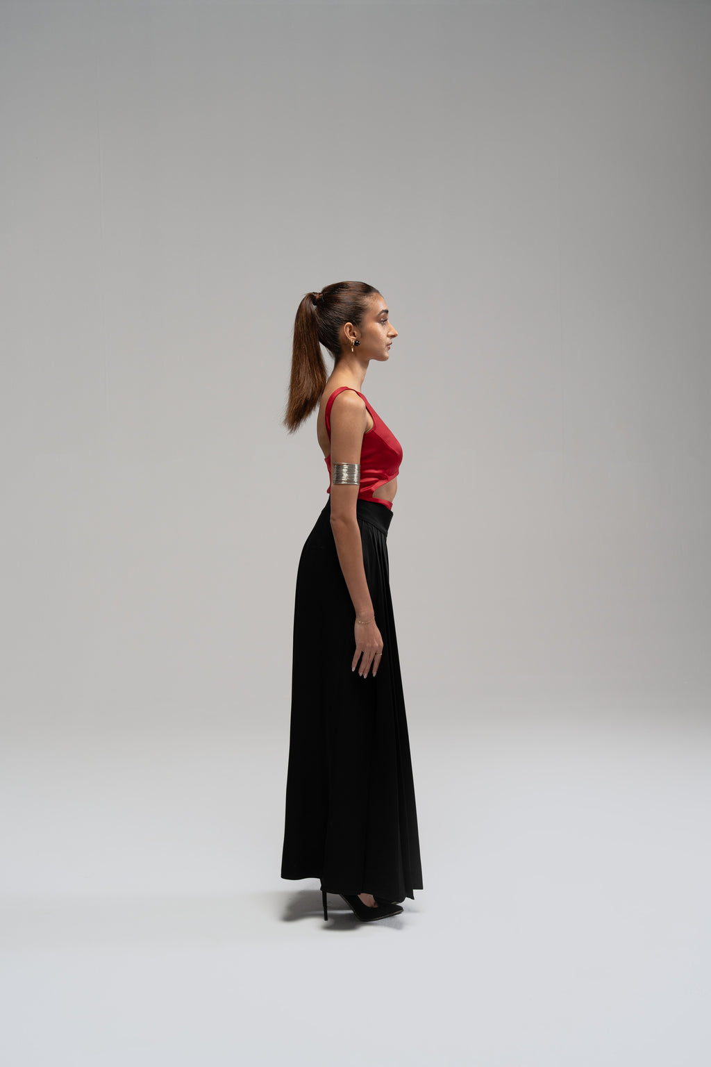 Noir Pleated Trousers