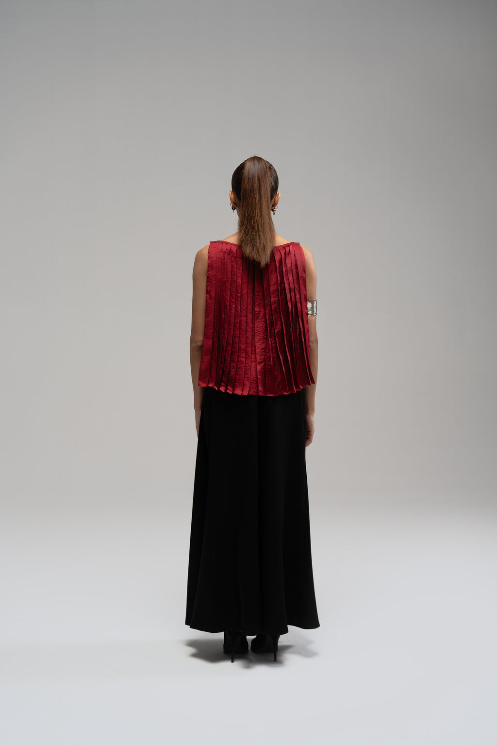 Noir Pleated Trousers