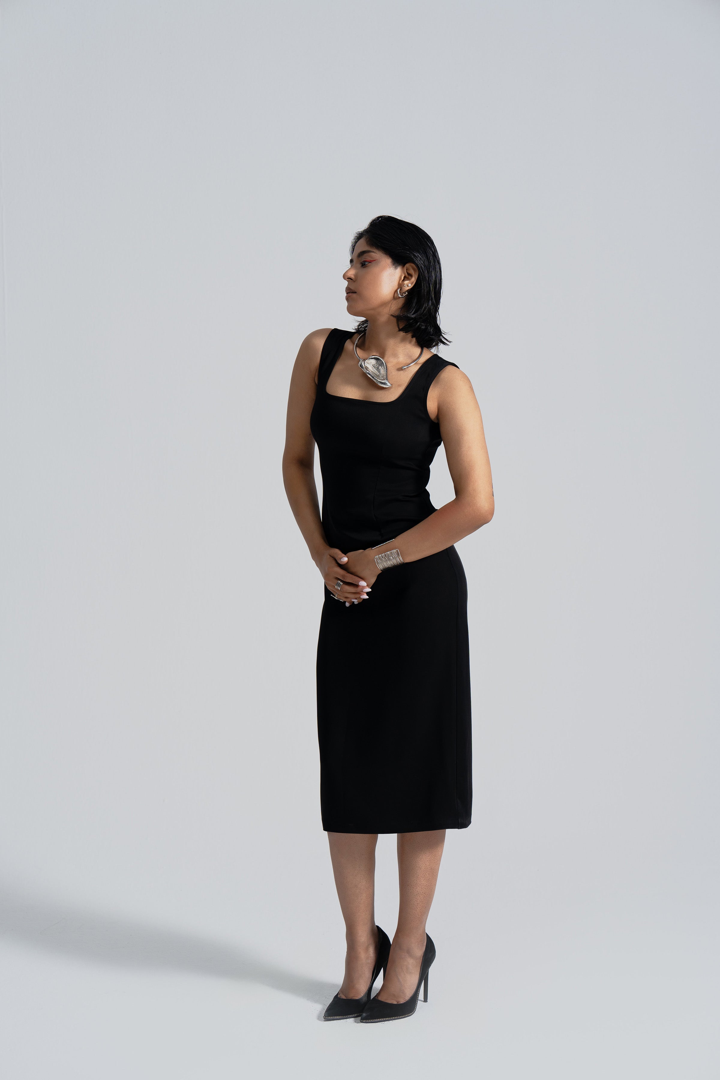 Black Midi Dress