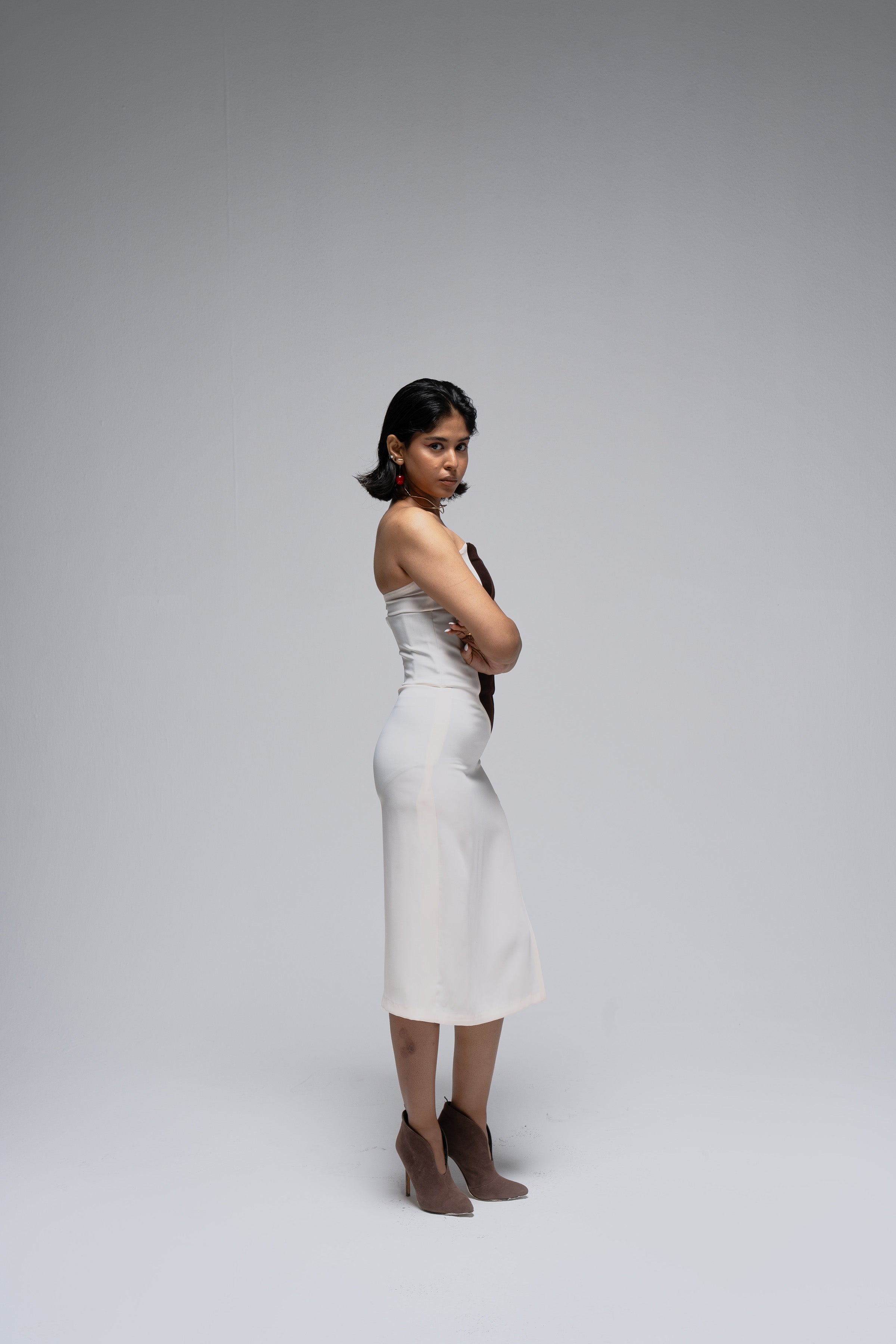 Espresso Panel Dress