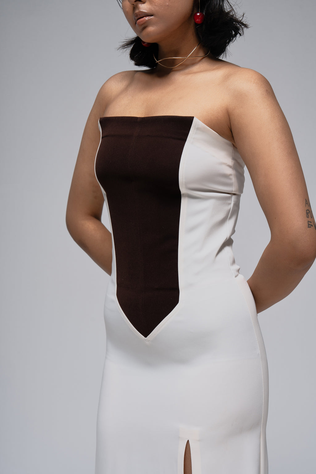 Espresso Panel Dress