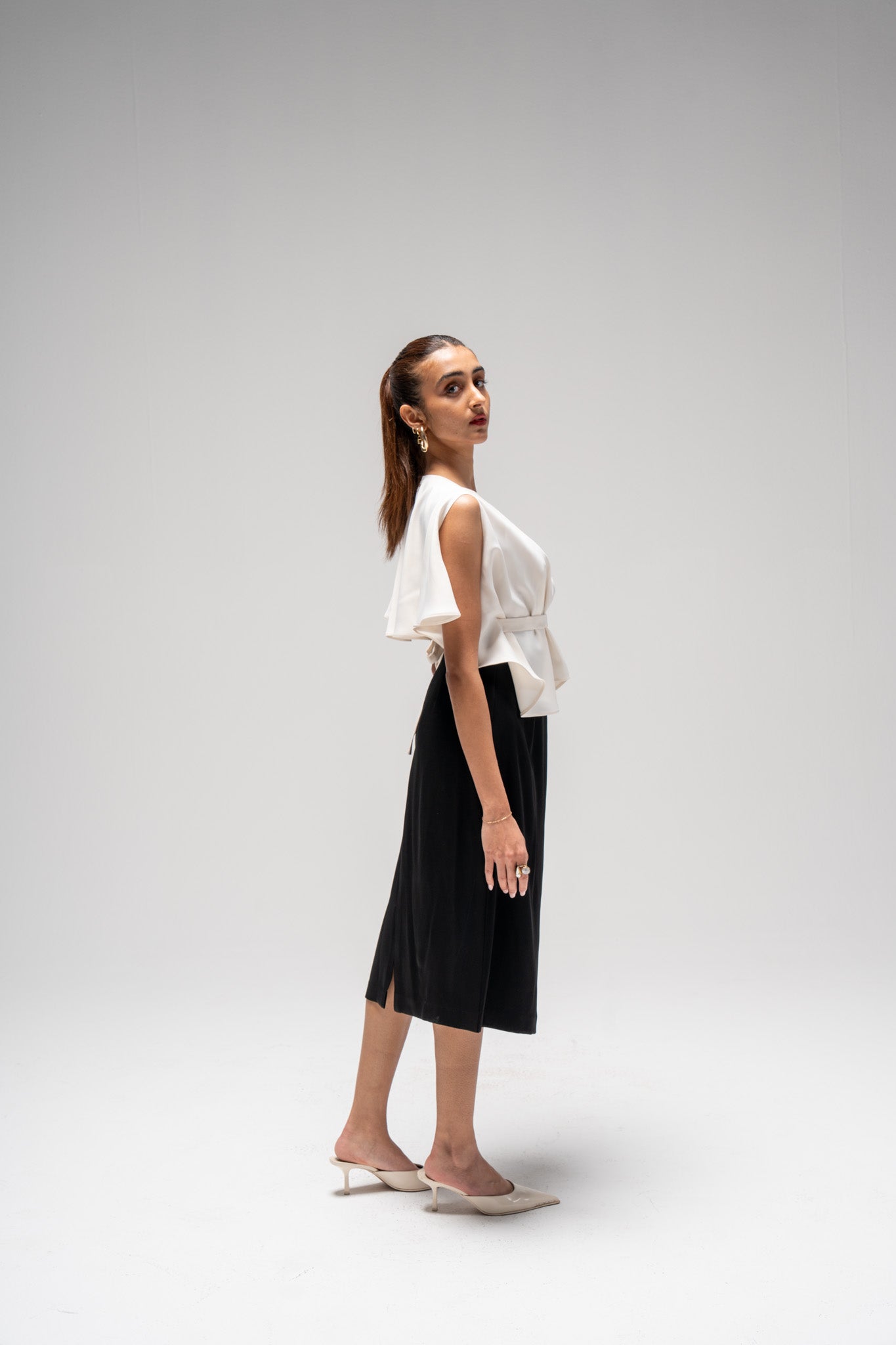 Baggy Secretary Skirt