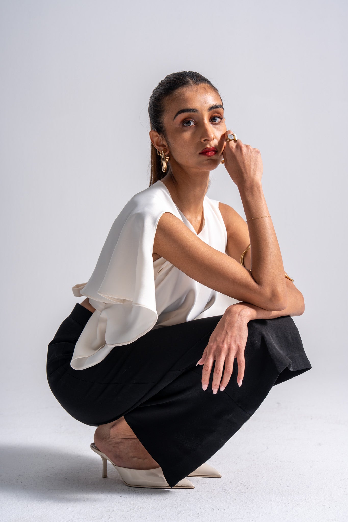 Baggy Secretary Skirt