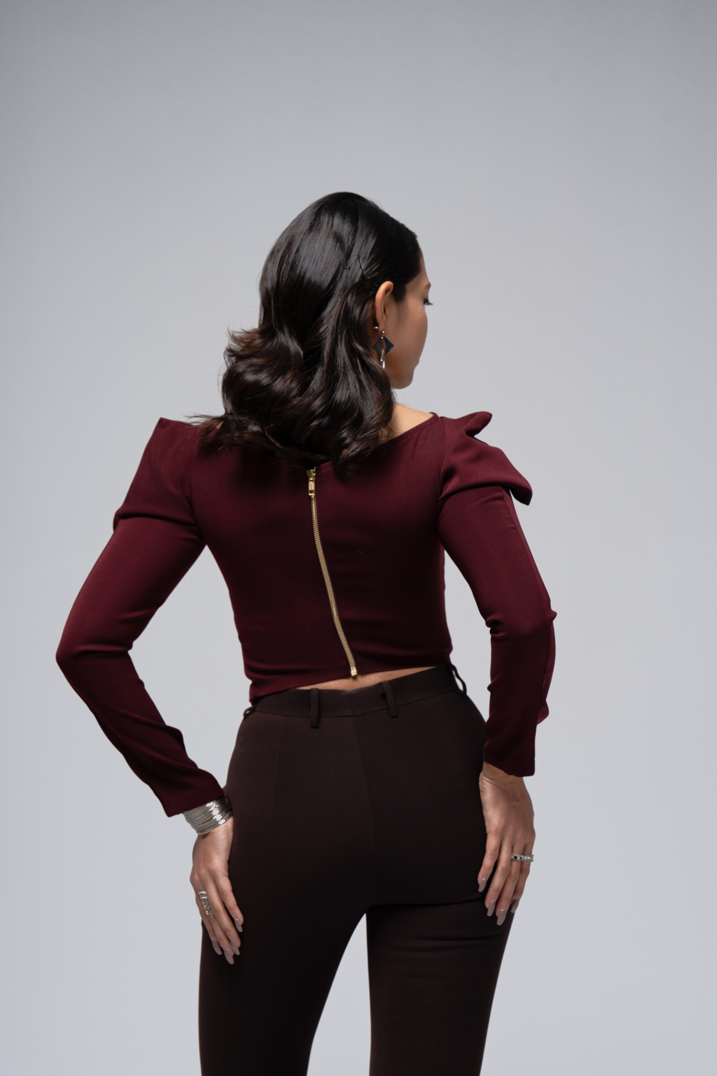 Snappy Sleeve Blouse