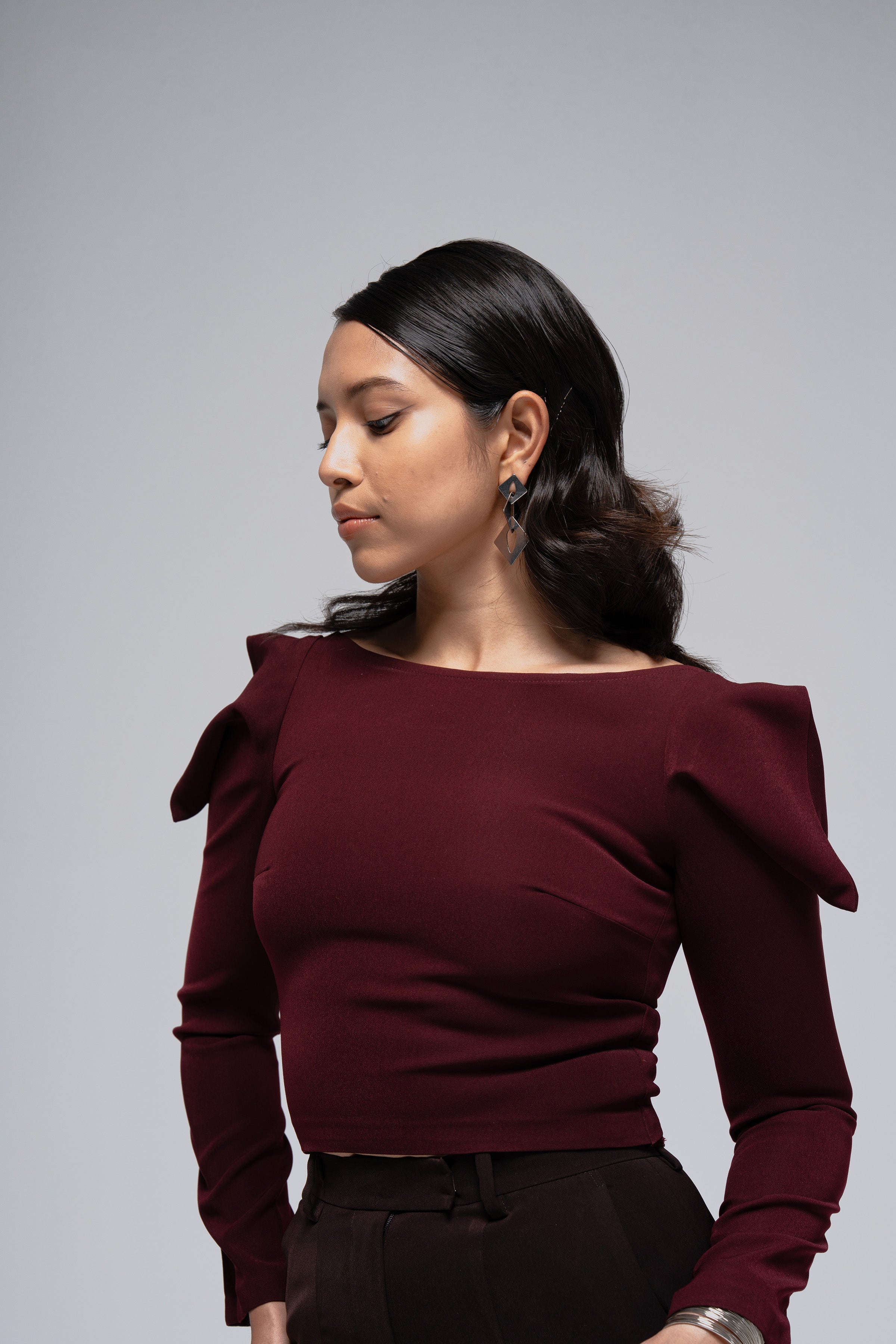 Snappy Sleeve Blouse