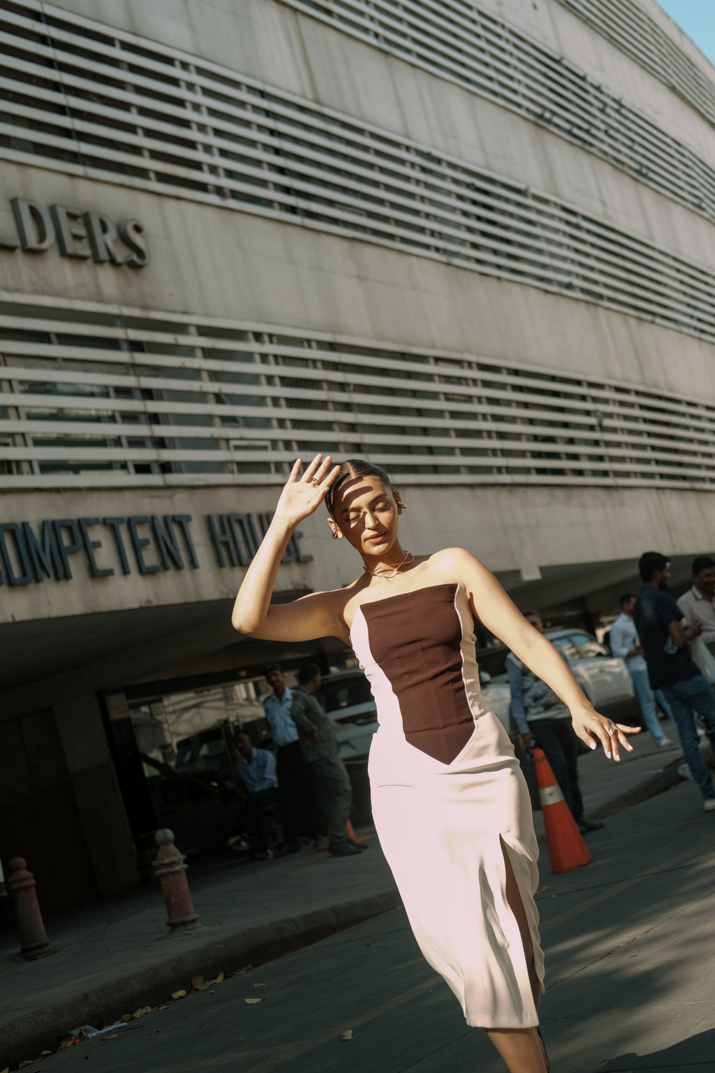 Espresso Panel Dress