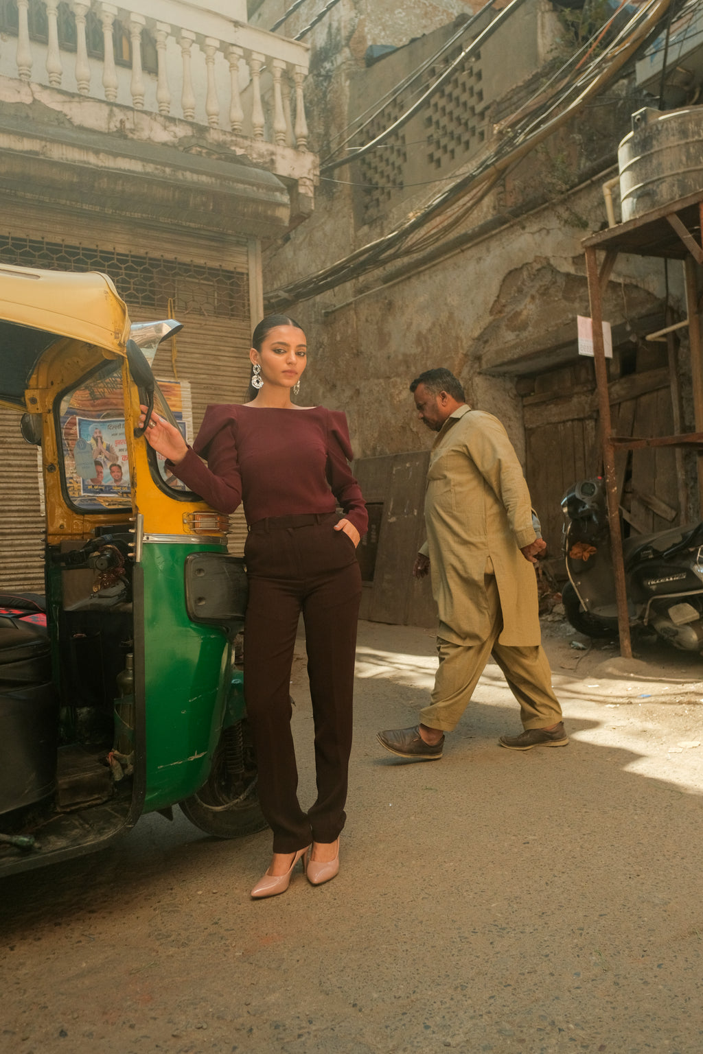 Snappy Sleeve Blouse